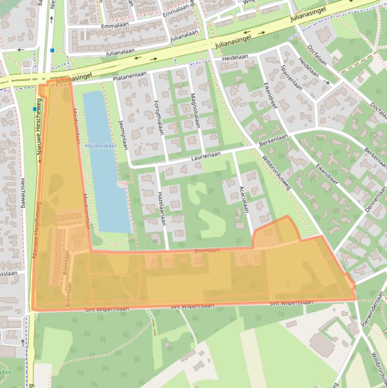 Kaart van postcodegebied 5342HM.