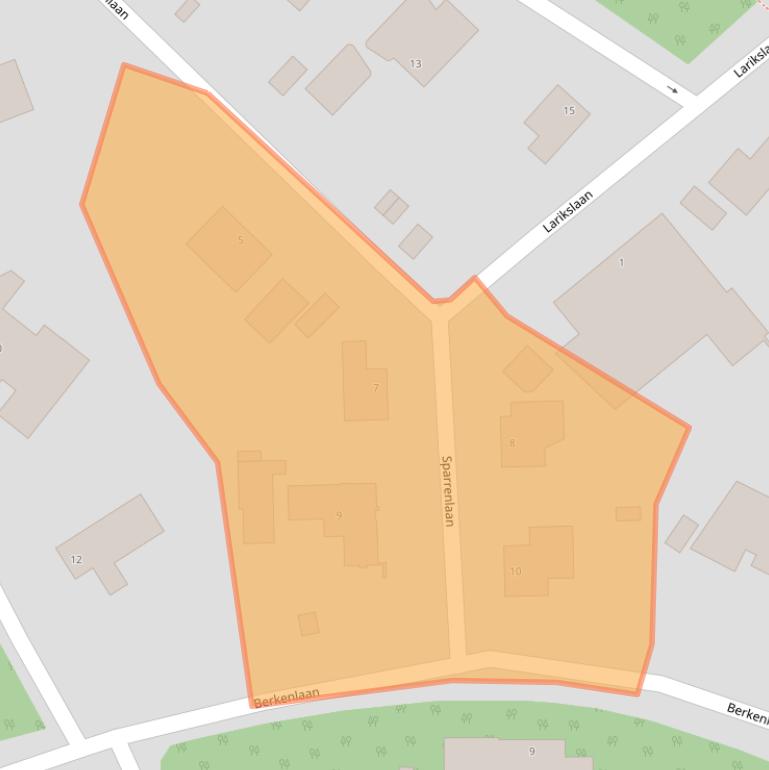 Kaart van postcodegebied 5342HS.