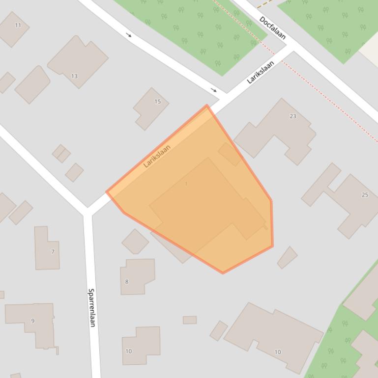 Kaart van postcodegebied 5342HT.