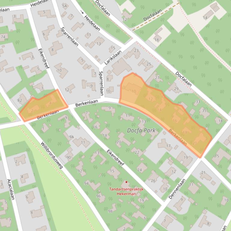 Kaart van postcodegebied 5342HW.