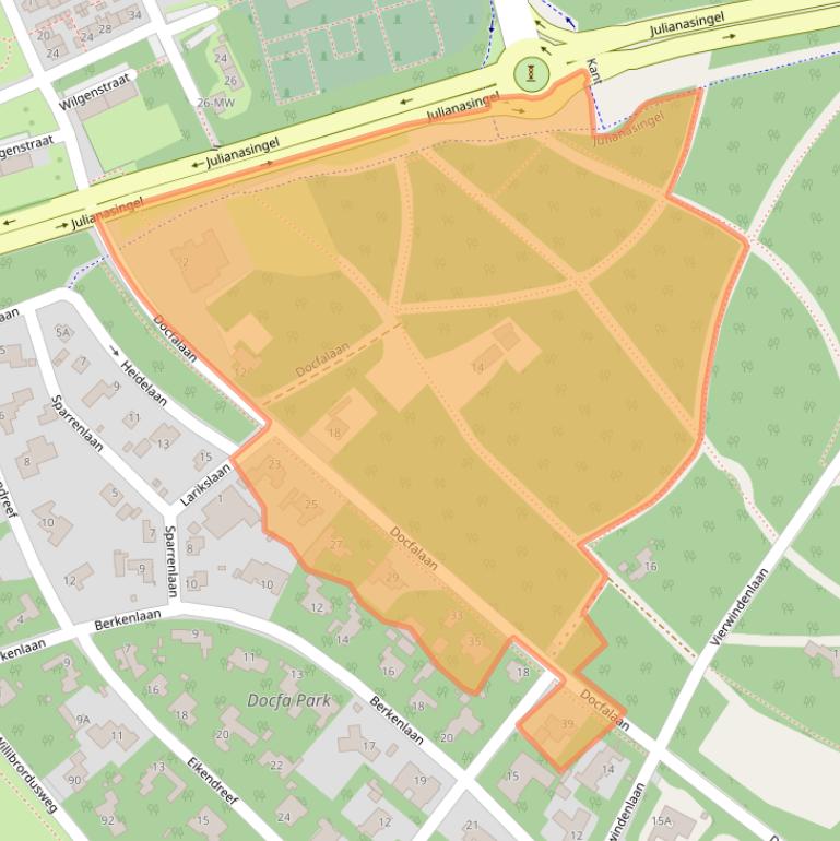 Kaart van postcodegebied 5342HZ.