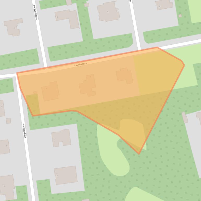 Kaart van postcodegebied 5342JA.