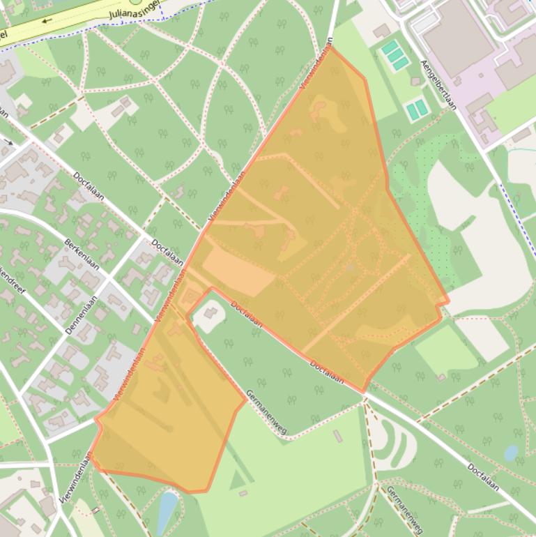 Kaart van postcodegebied 5342LB.