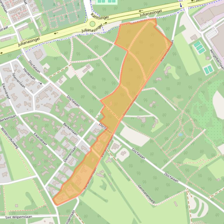 Kaart van postcodegebied 5342LC.