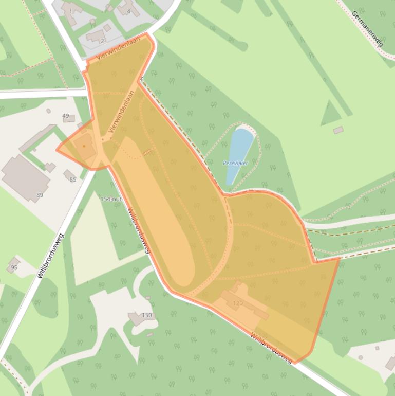 Kaart van postcodegebied 5342LG.