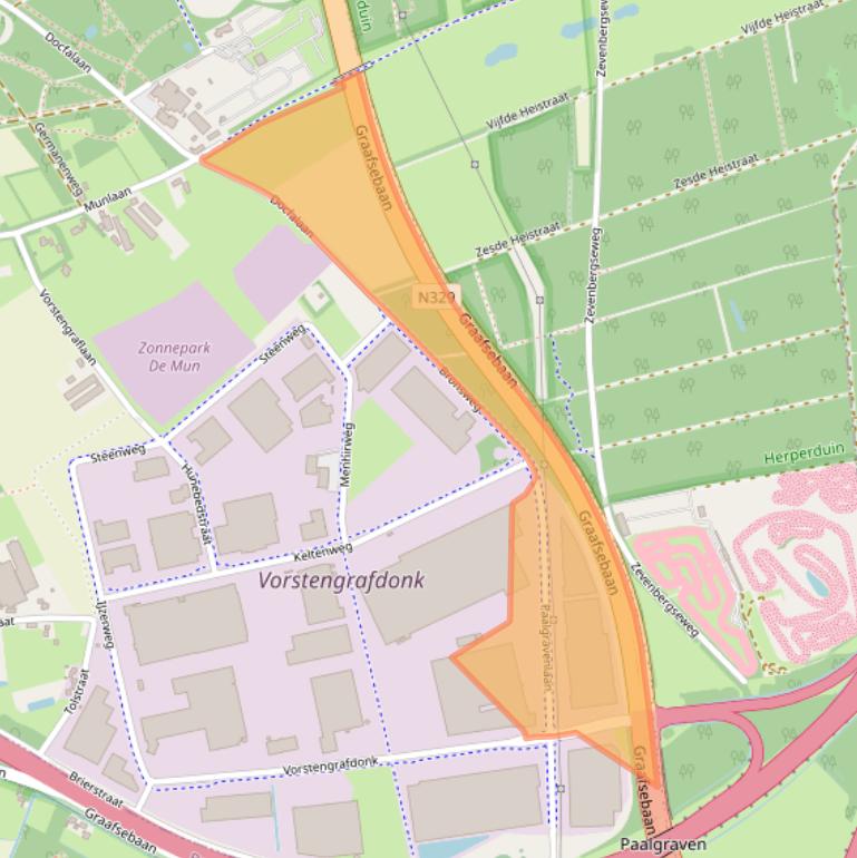 Kaart van postcodegebied 5342LR.