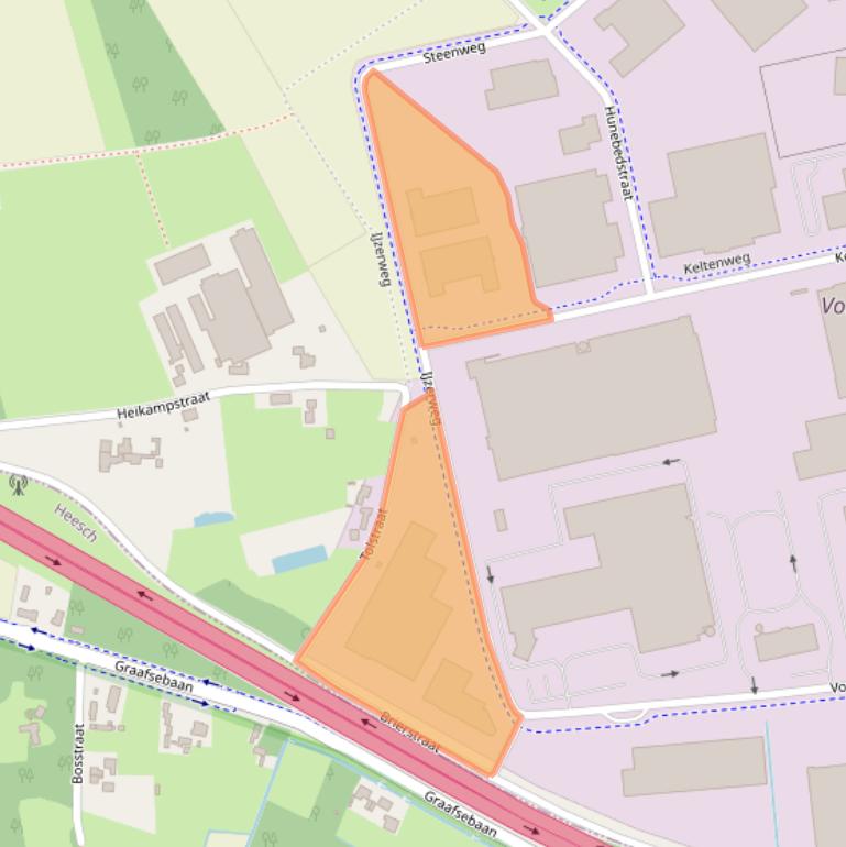 Kaart van postcodegebied 5342LX.