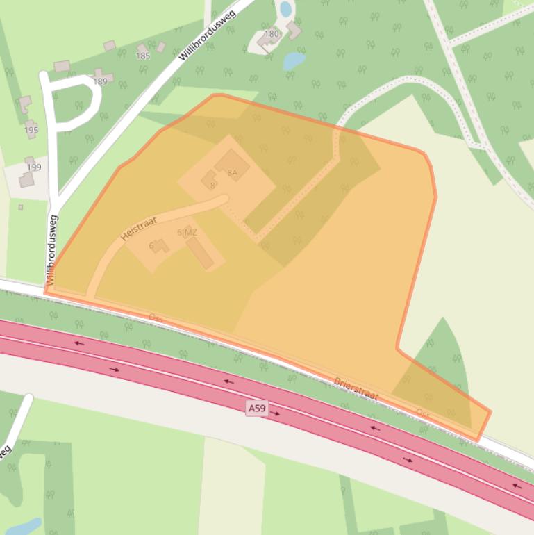 Kaart van postcodegebied 5342NE.