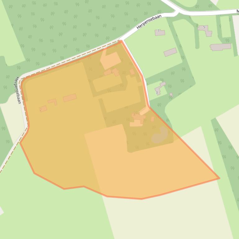 Kaart van postcodegebied 5342NG.