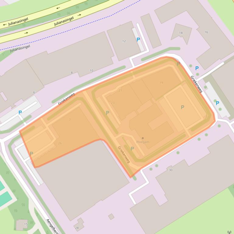 Kaart van postcodegebied 5342PX.