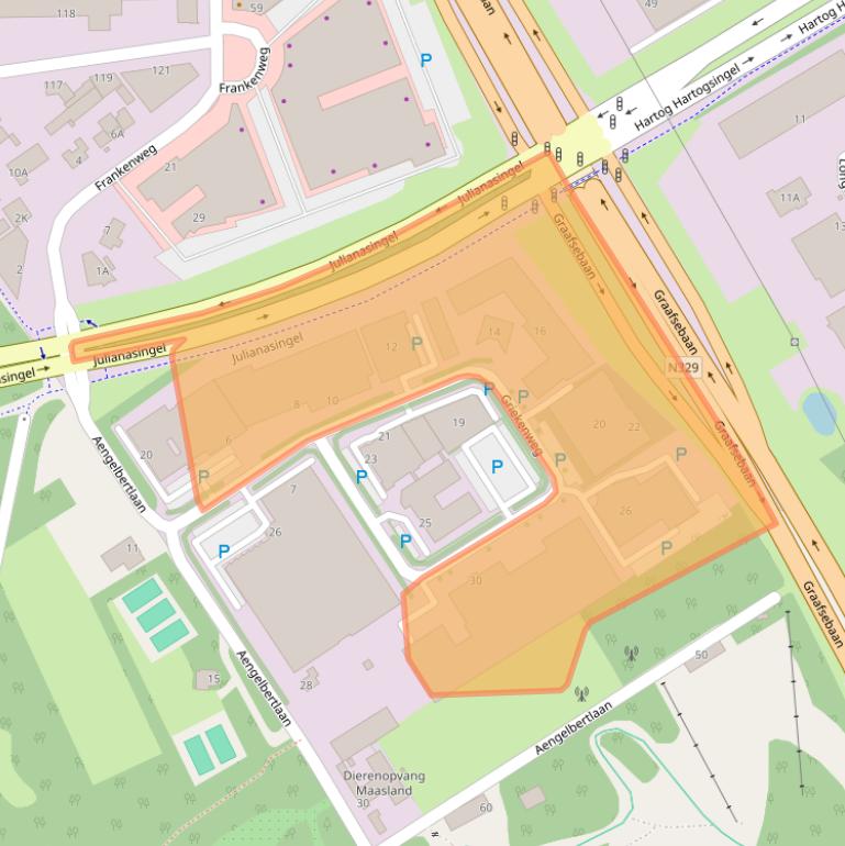 Kaart van postcodegebied 5342PZ.