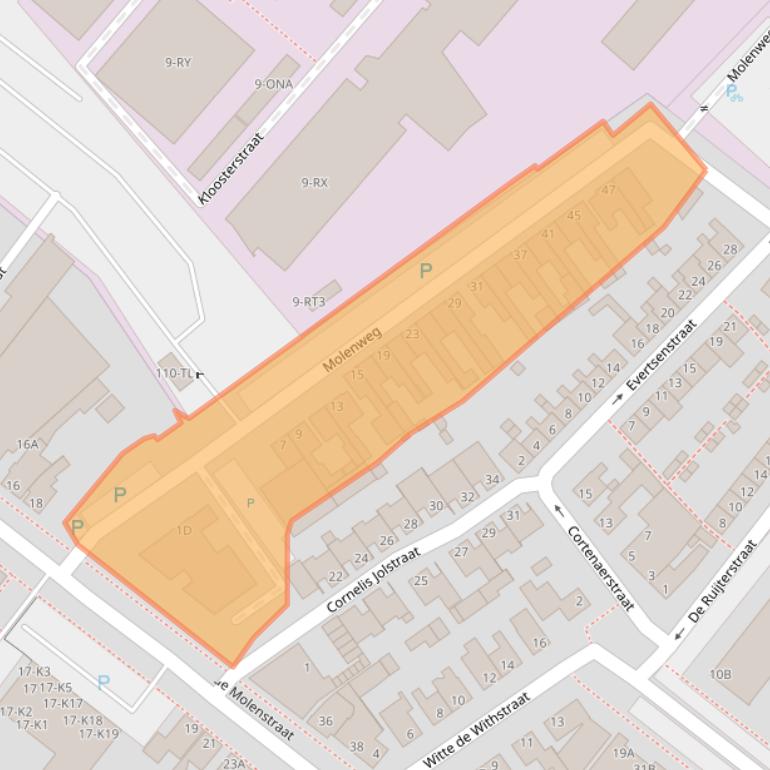 Kaart van postcodegebied 5342TA.