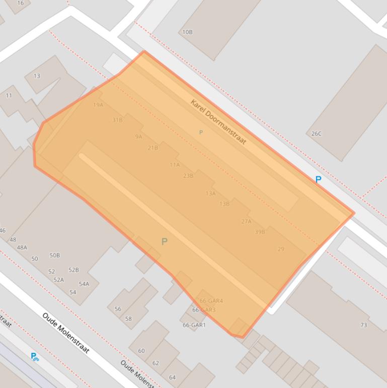 Kaart van postcodegebied 5342TH.