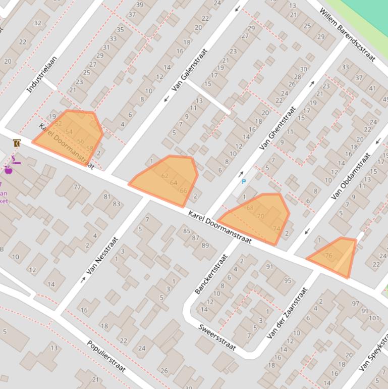 Kaart van postcodegebied 5342TM.