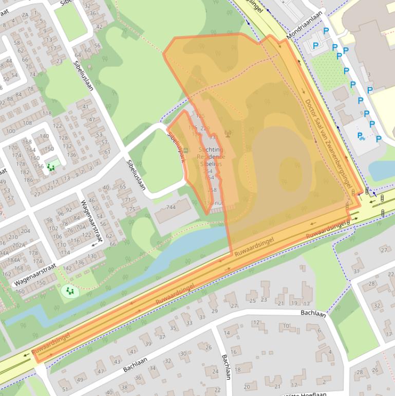 Kaart van postcodegebied 5343BK.