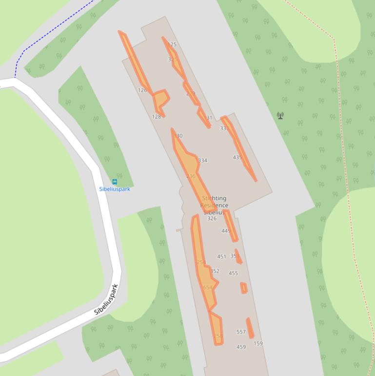 Kaart van postcodegebied 5343BL.