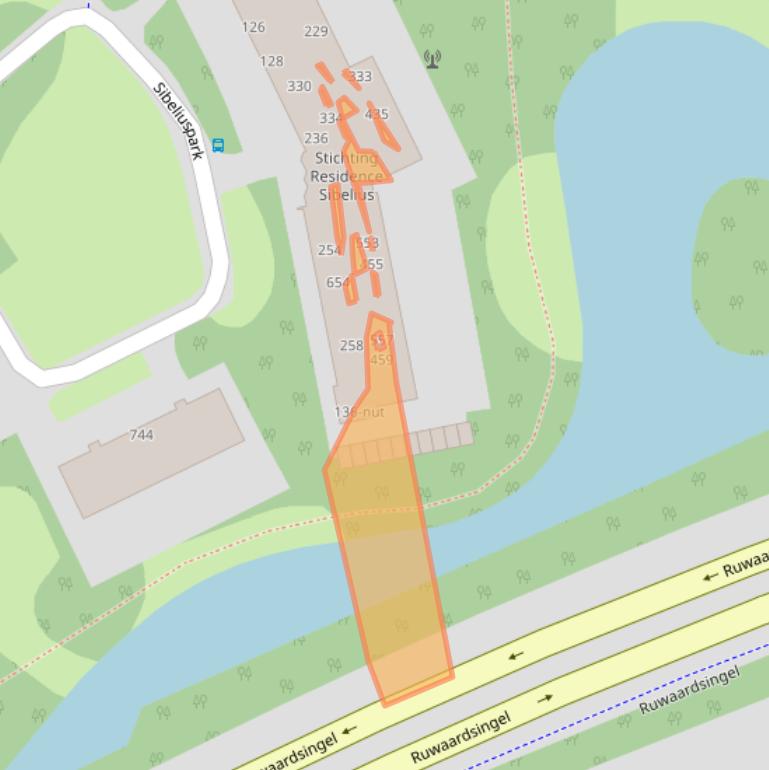 Kaart van postcodegebied 5343BP.