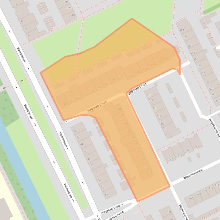 Kaart van postcodegebied 5343CH.