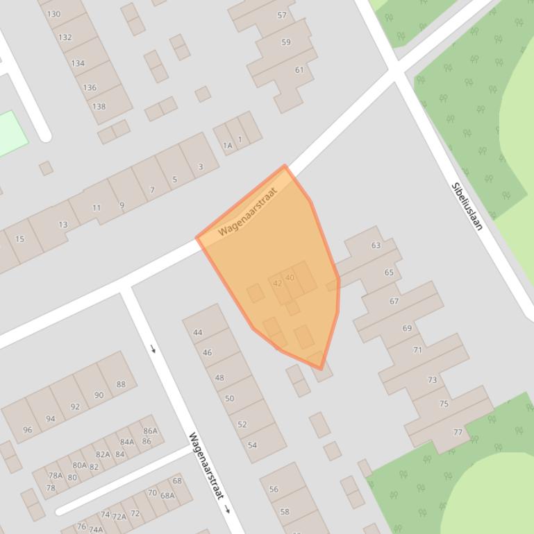 Kaart van postcodegebied 5343CK.