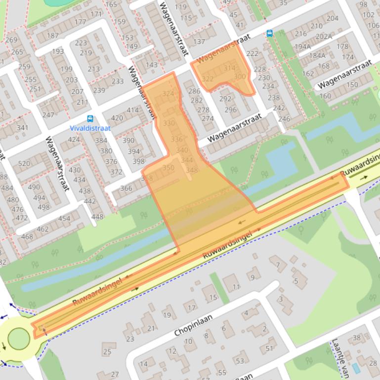 Kaart van postcodegebied 5343CS.