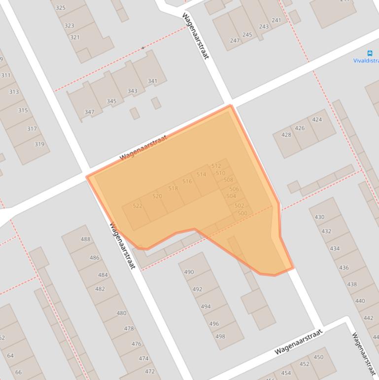 Kaart van postcodegebied 5343CX.