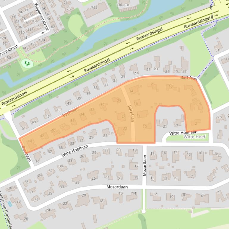 Kaart van postcodegebied 5343ED.