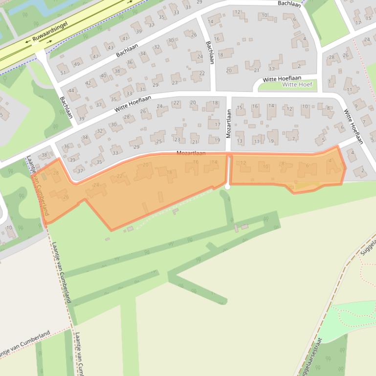 Kaart van postcodegebied 5343EL.