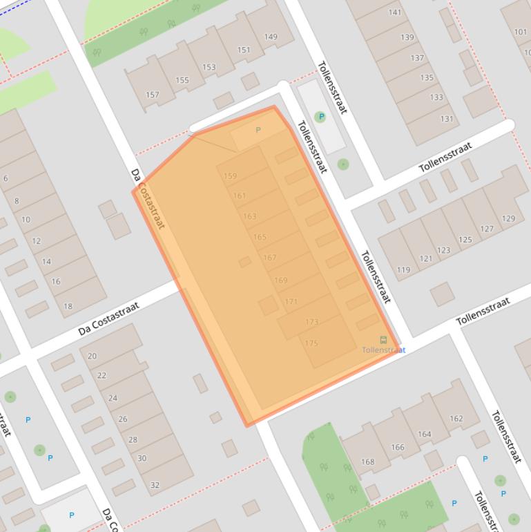 Kaart van postcodegebied 5343HJ.