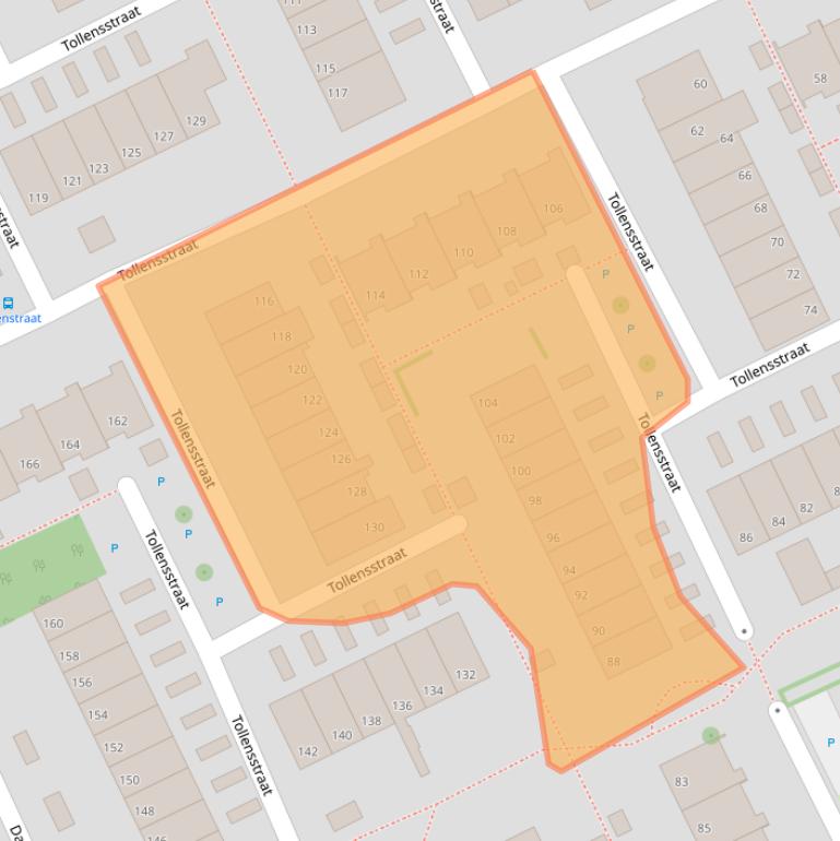 Kaart van postcodegebied 5343HM.