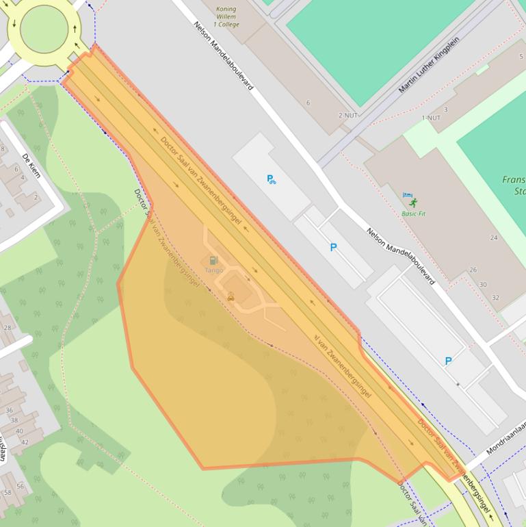 Kaart van postcodegebied 5343VB.