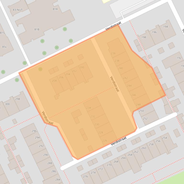 Kaart van postcodegebied 5343VL.