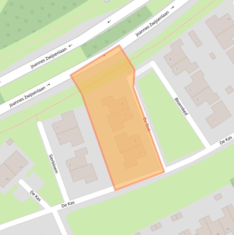 Kaart van postcodegebied 5343VT.