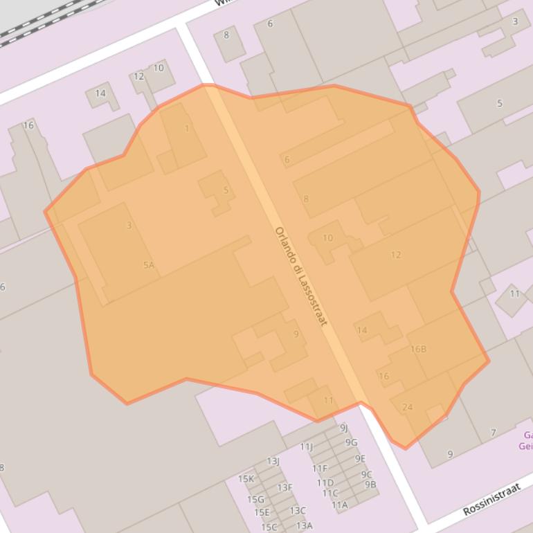 Kaart van postcodegebied 5344AC.