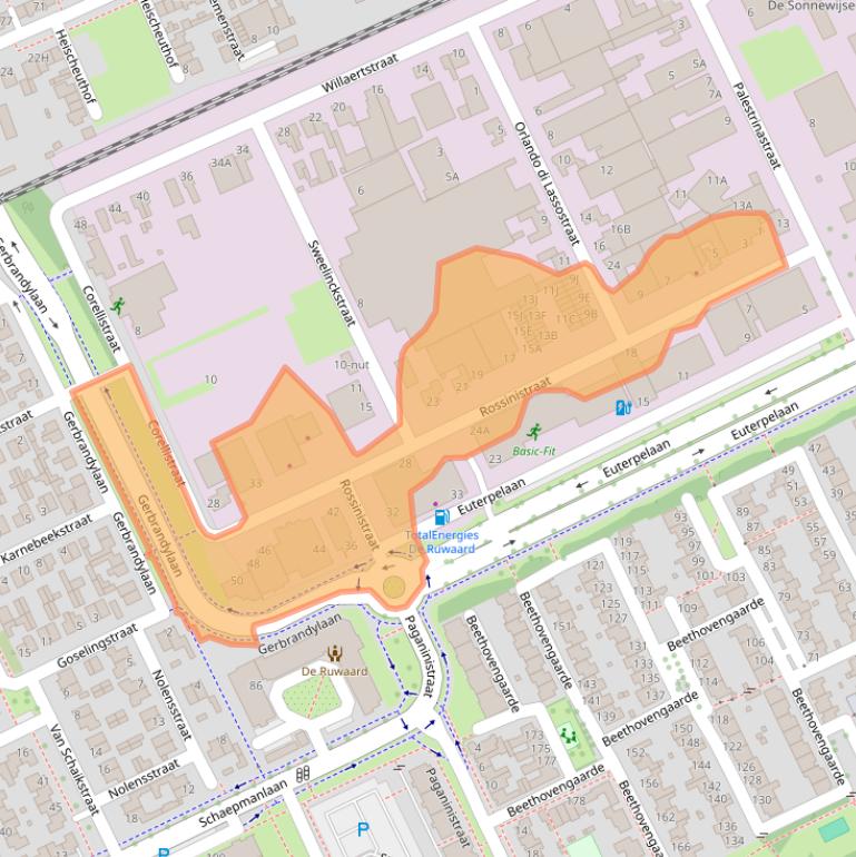 Kaart van postcodegebied 5344AK.