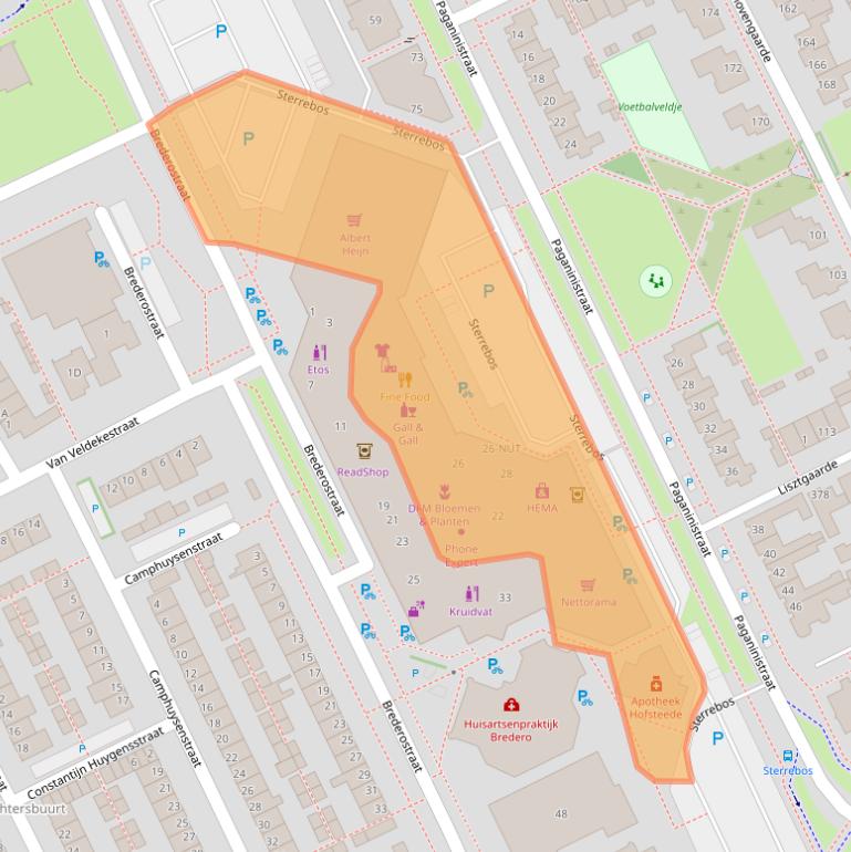 Kaart van postcodegebied 5344AM.