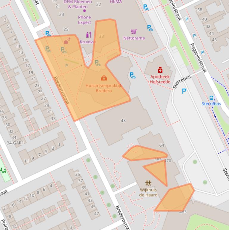 Kaart van postcodegebied 5344AN.