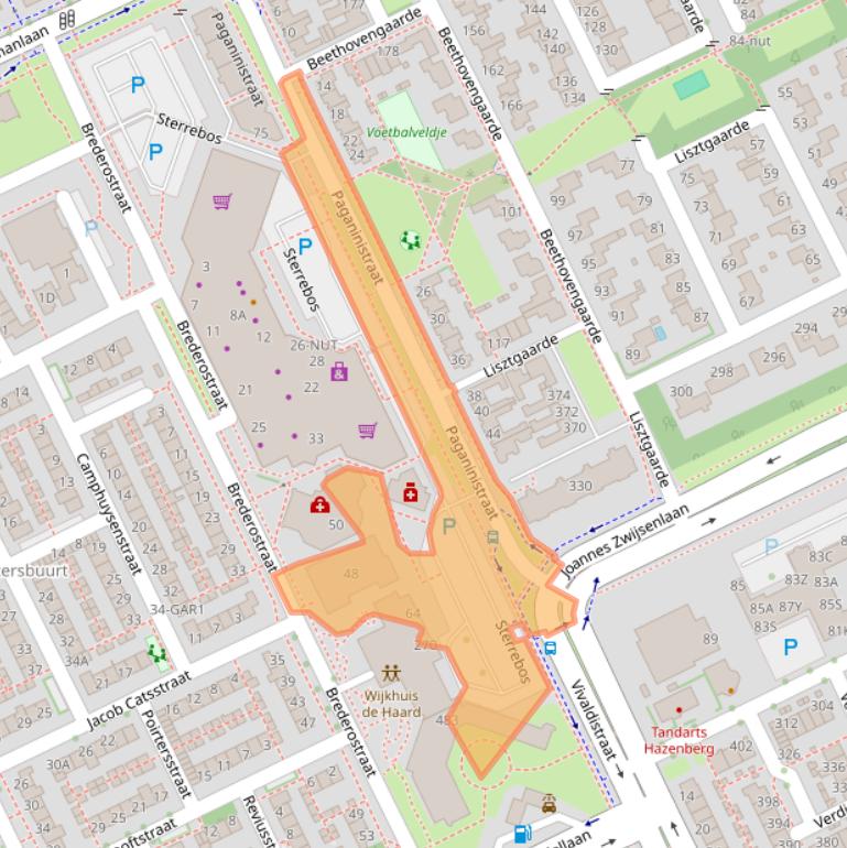 Kaart van postcodegebied 5344AR.