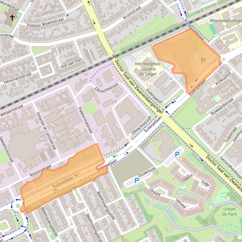 Kaart van postcodegebied 5344CA.