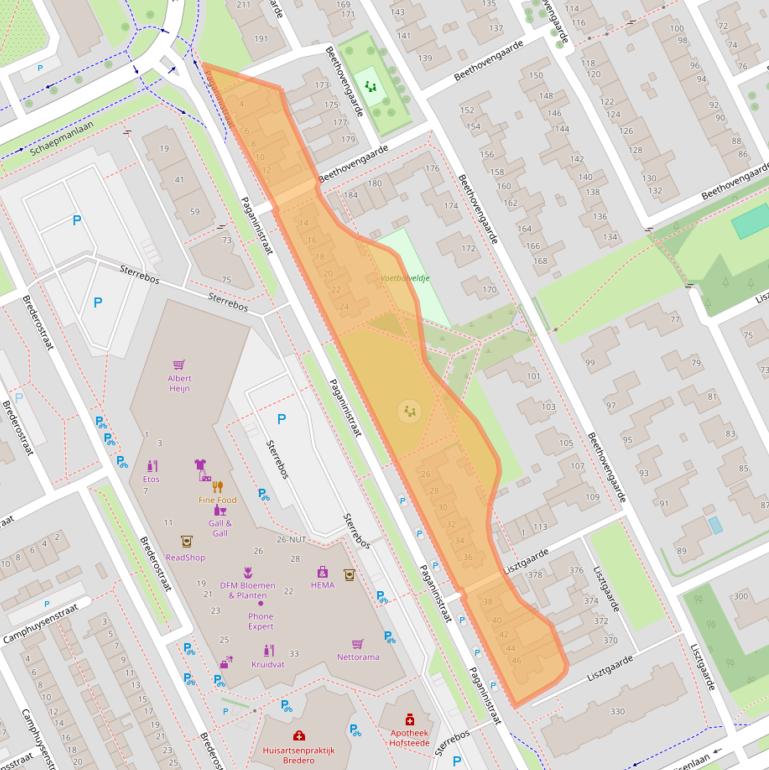 Kaart van postcodegebied 5344CP.