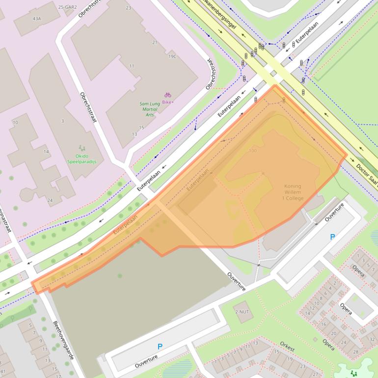 Kaart van postcodegebied 5344CS.