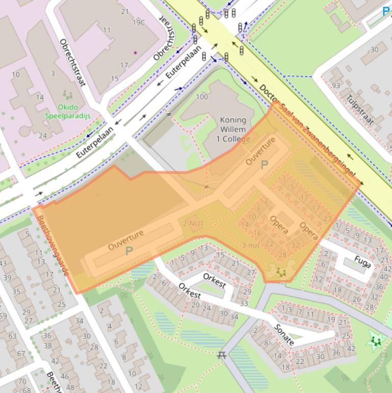 Kaart van postcodegebied 5344CZ.
