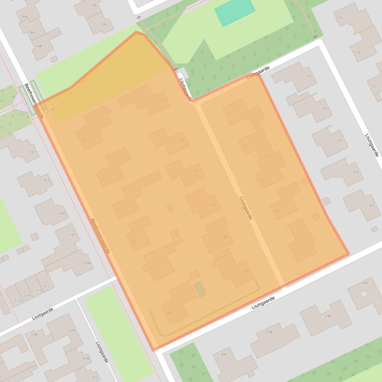 Kaart van postcodegebied 5344EC.