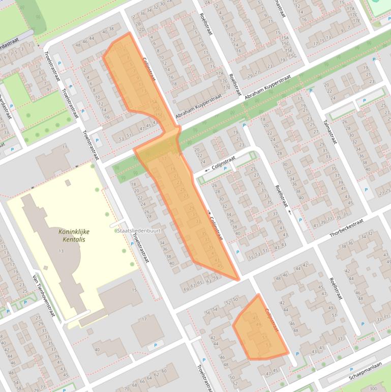 Kaart van postcodegebied 5344GH.