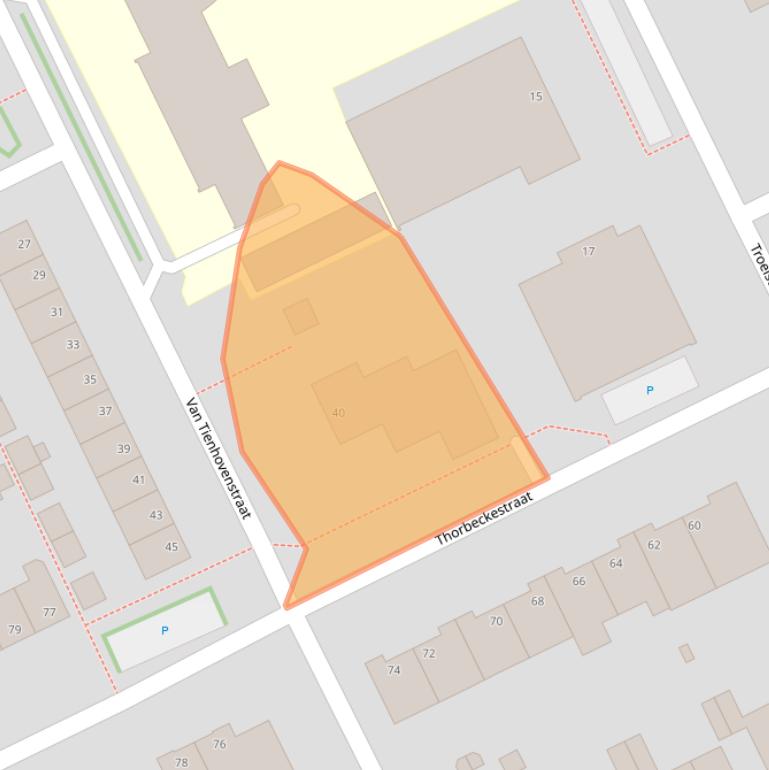 Kaart van postcodegebied 5344GN.