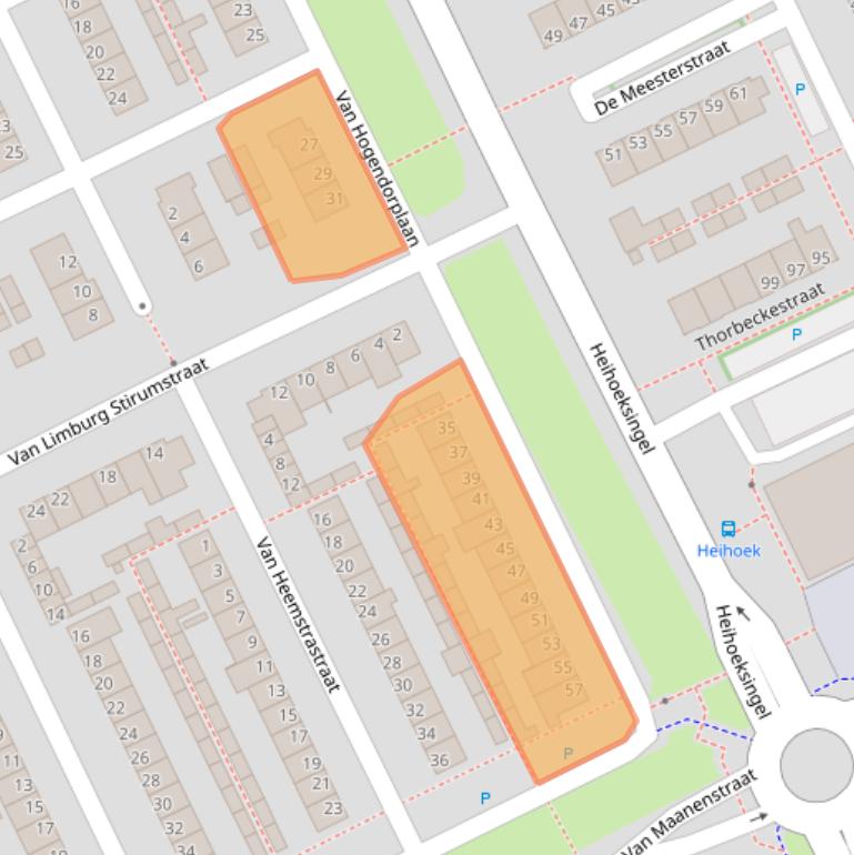 Kaart van postcodegebied 5344HG.