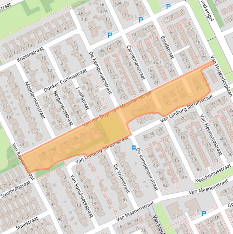 Kaart van postcodegebied 5344HS.