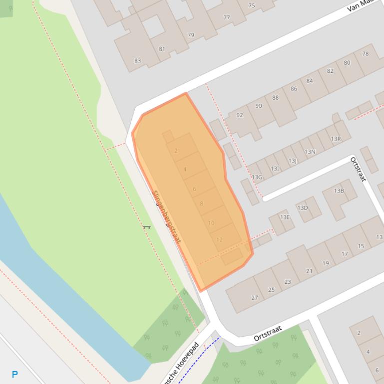 Kaart van postcodegebied 5344KL.