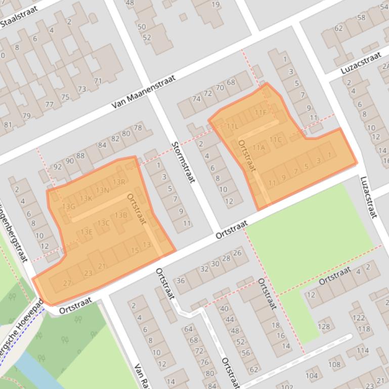 Kaart van postcodegebied 5344KN.