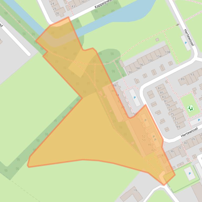 Kaart van postcodegebied 5344LK.