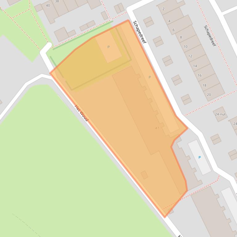Kaart van postcodegebied 5344NA.
